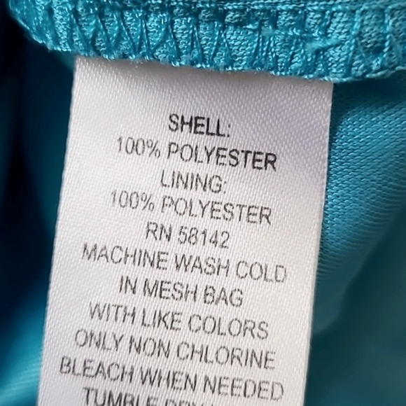 London Times Elegant Turquoise Lace Maxi-Dress, Size 12 - Picture 12 of 12